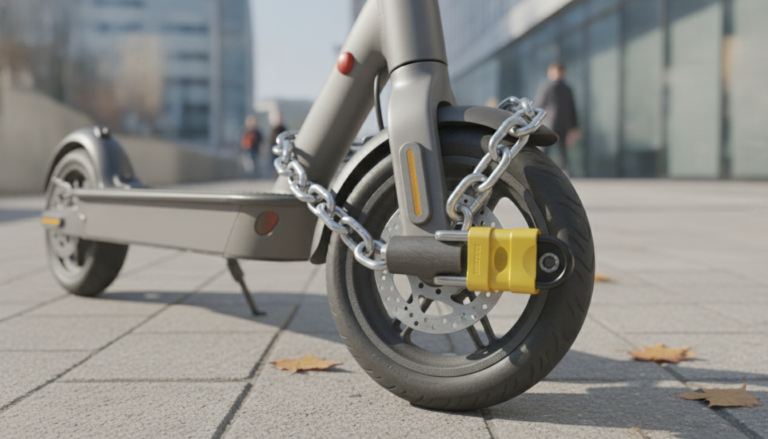 découvrez notre guide 2026 pour choisir le meilleur antivol scooter : u chaîne ou bloque-disque ? analyse des avantages pour protéger efficacement votre deux-roues.